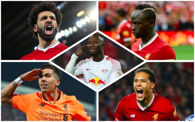 Mane, Van Dijk, Salah, Mane, Firmino