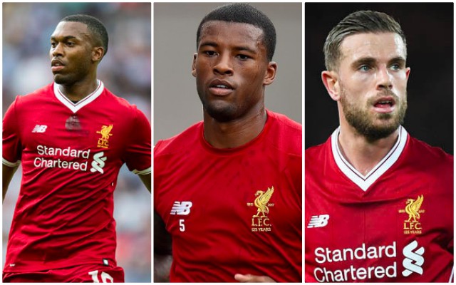 Sturridge, Henderson, Wijnaldum