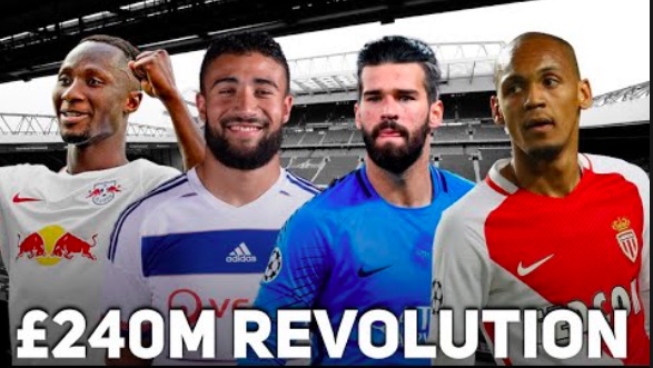 Keita, Alisson, Fabinho, Fekir