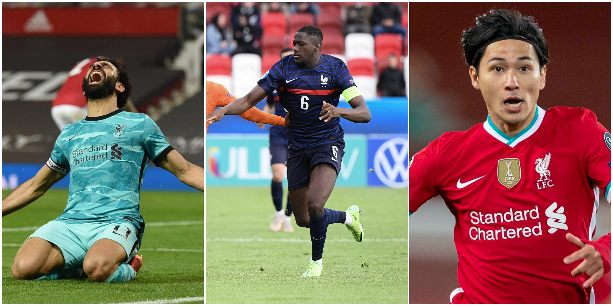 Salah, Konate, Minamino