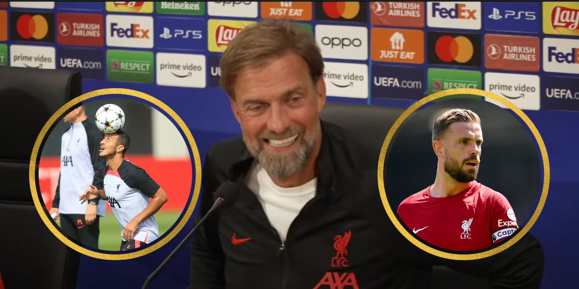 Thiago, Henderson, Napoli, Klopp
