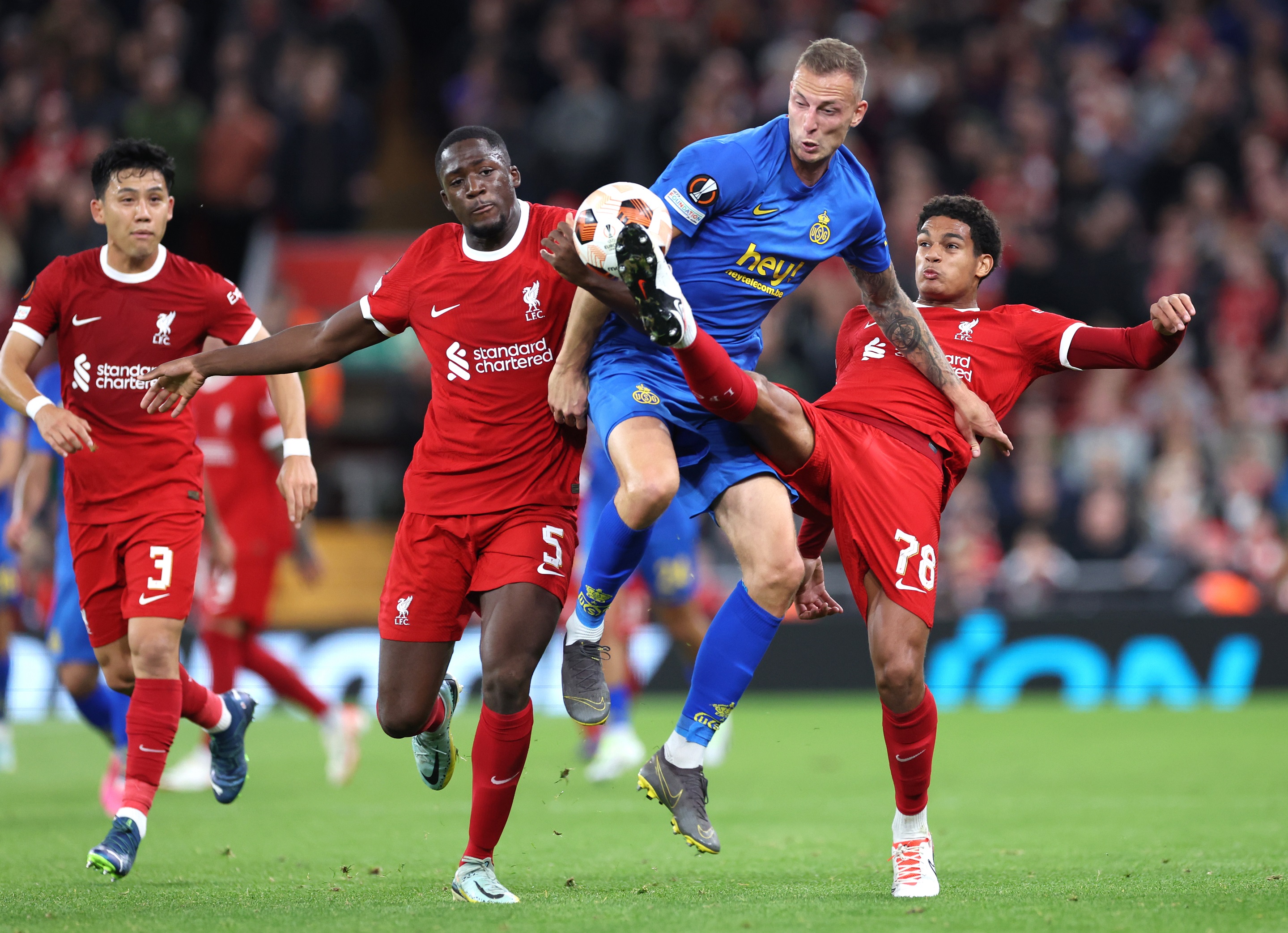 Quansah, Liverpool, Hincapie Quansah, Liverpool, Hincapie