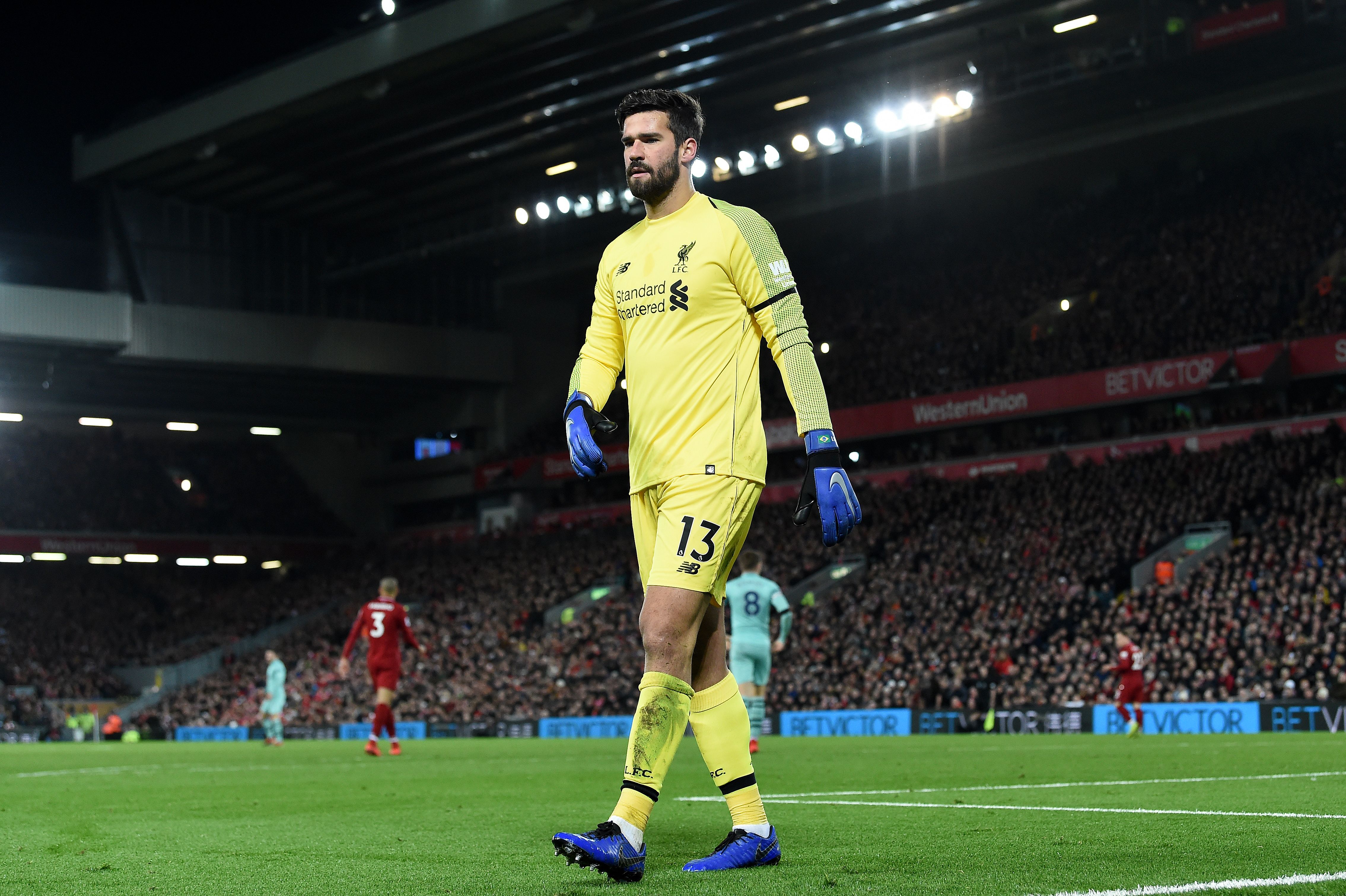 Alisson, Slot, Klopp Alisson, Slot, Klopp