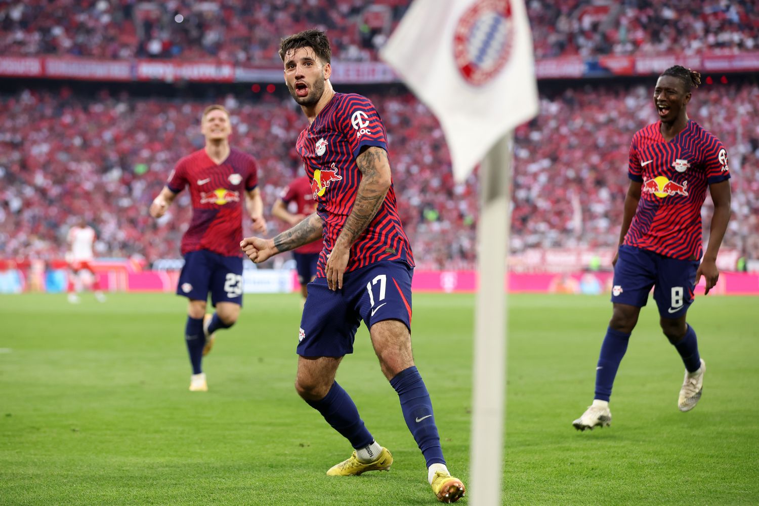 Dominik Szoboszlai scores for RB Leipzig in 2023