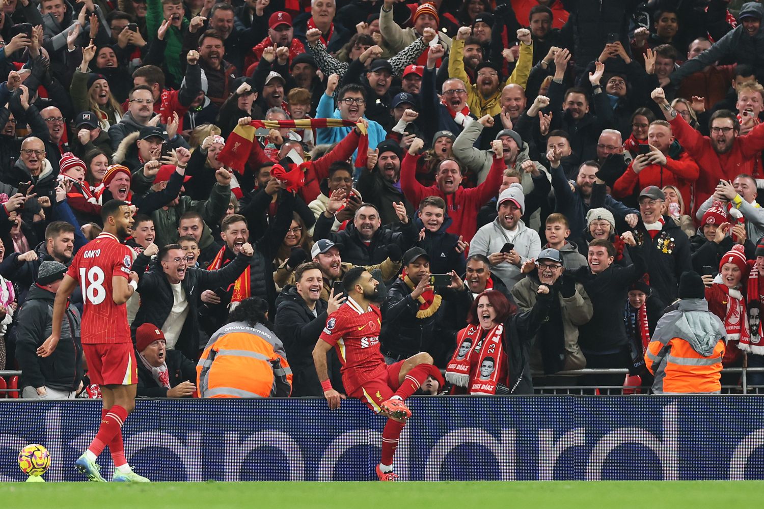 Mo Salah scores for Liverpool against Aston Villa