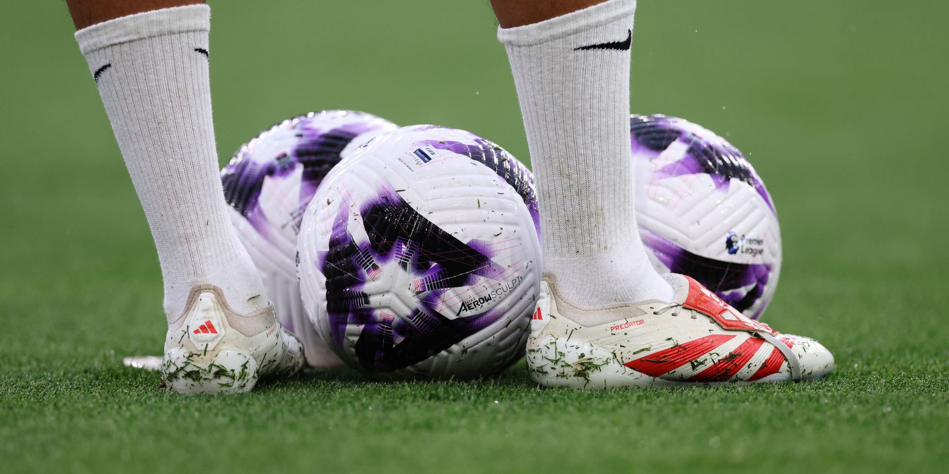 Liverpool player with Adidas boots