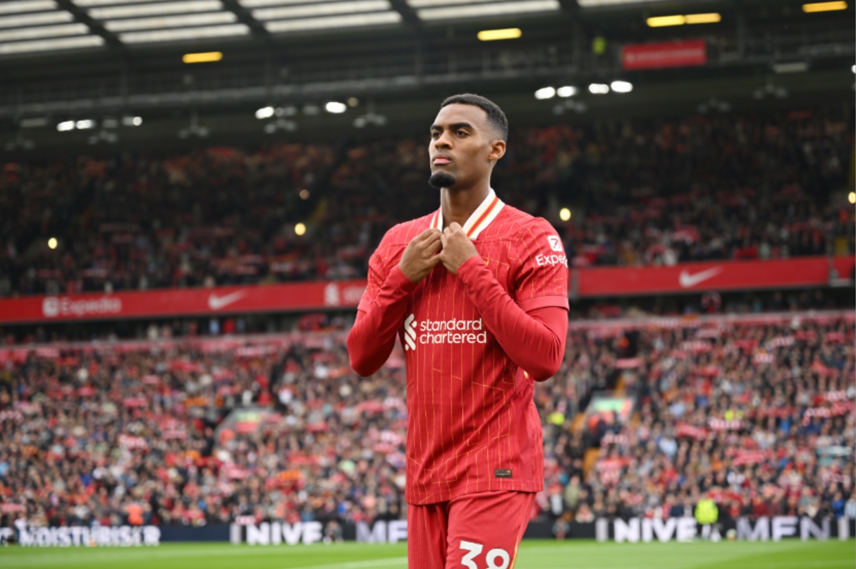 Ryan Gravenberch received a standing ovation as he was substituted against Brentford