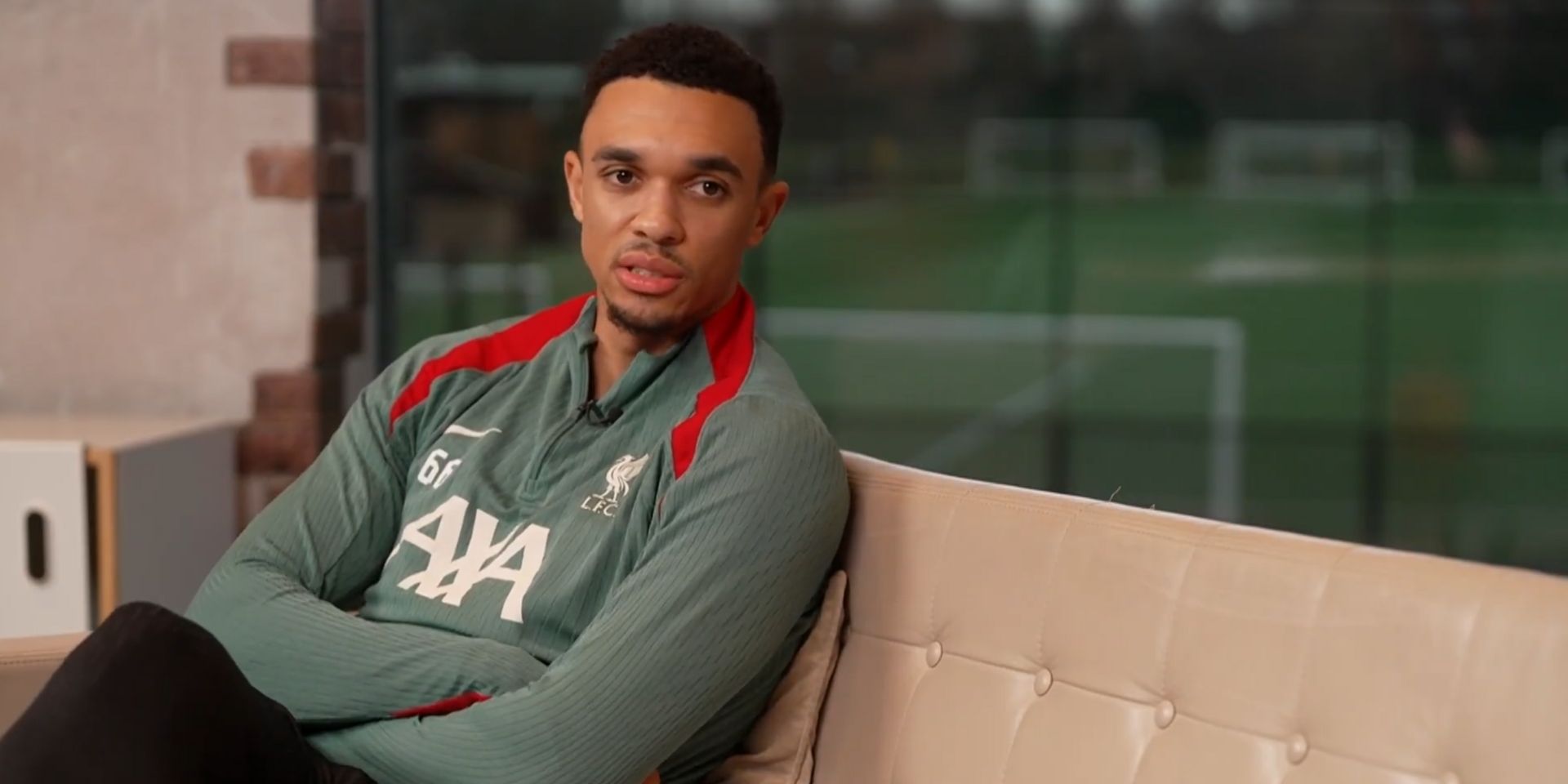 Trent Alexander-Arnold on Mo Salah