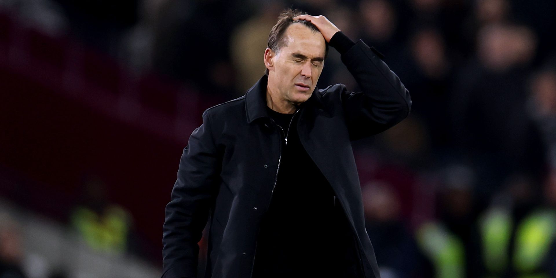 Julen Lopetegui watches West Ham in anguish