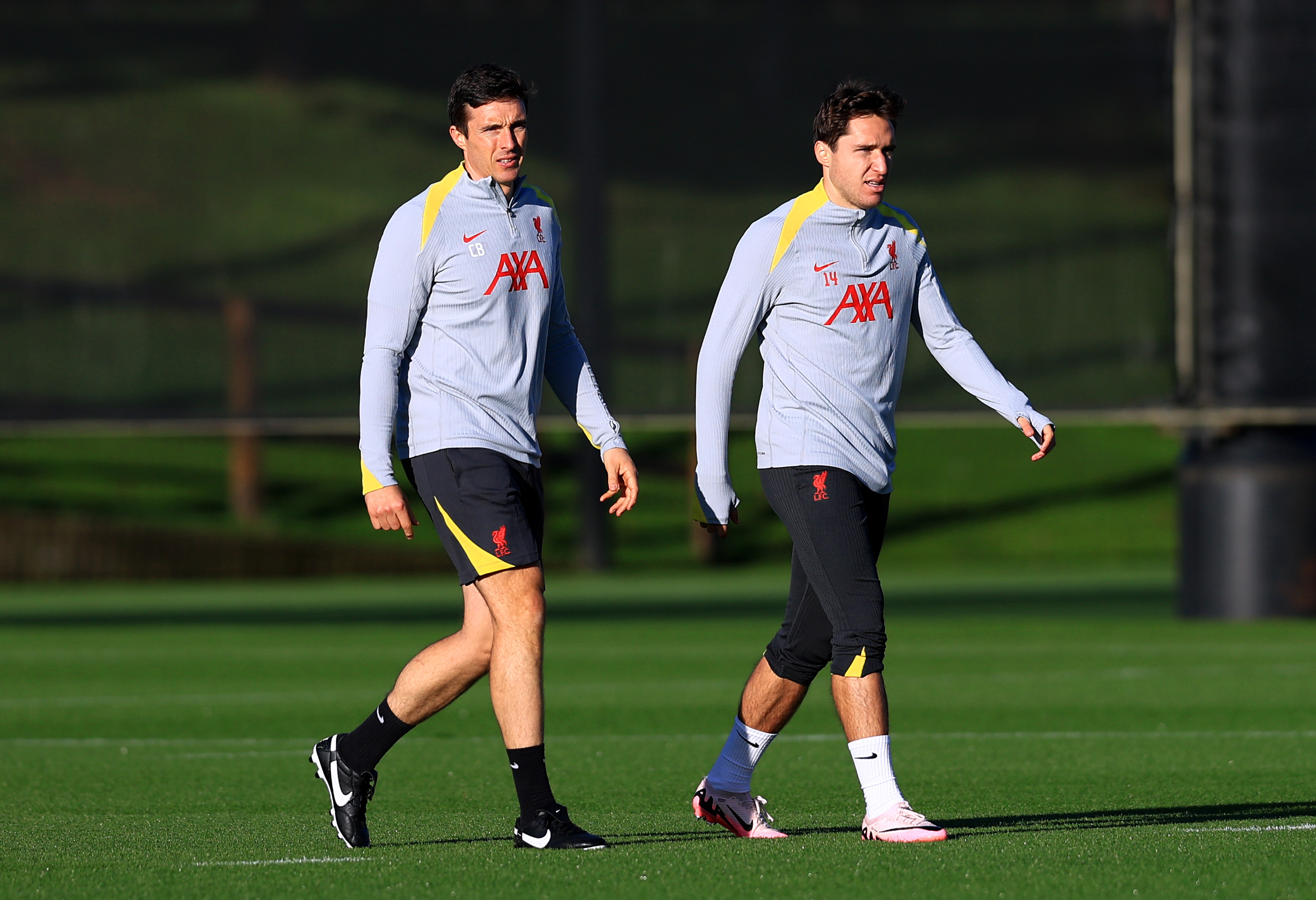 Federico Chiesa is back on the bench for Liverpool against Fulham