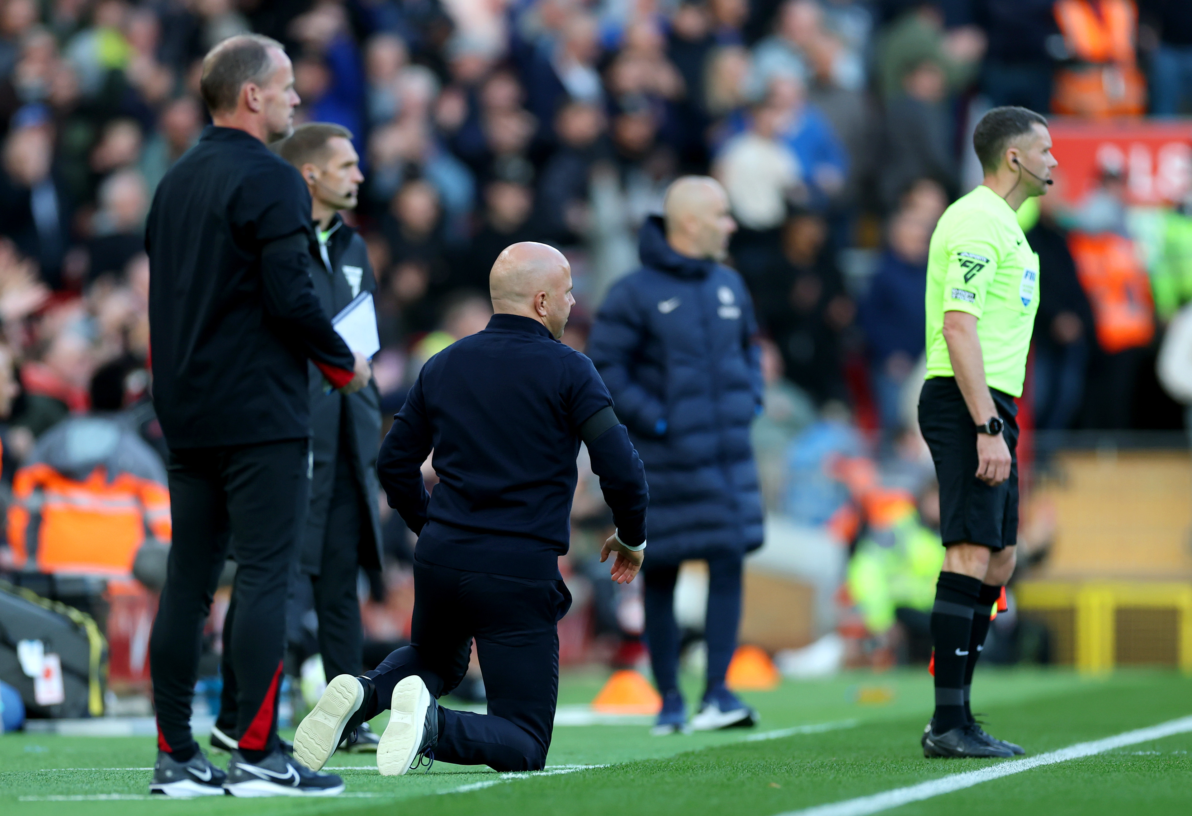 Arne Slot will serve a touchline ban against Southampton