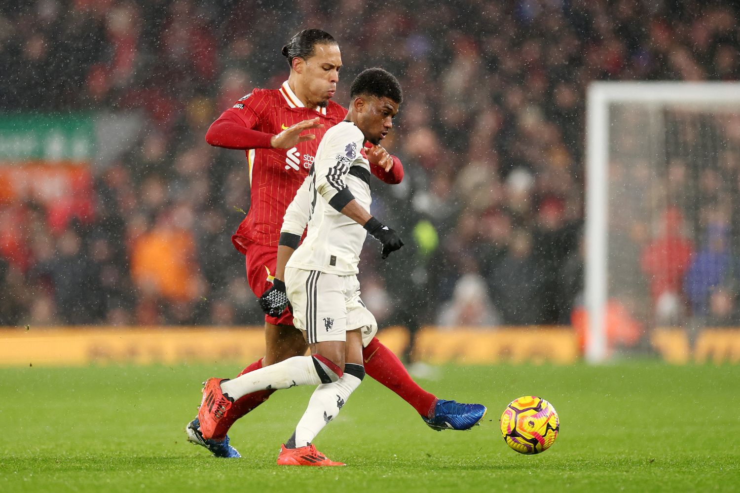 Virgil van Dijk against Manchester United