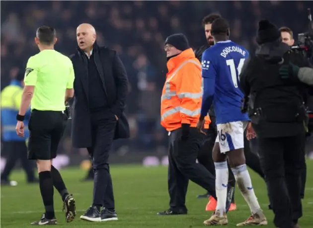 Arne Slot has commented on his actions which followed the recent Merseyside derby