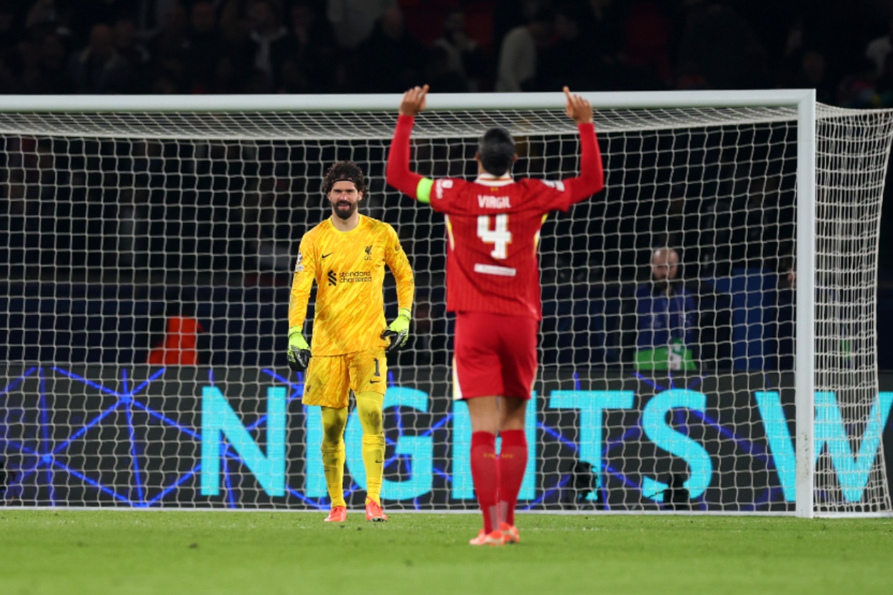 Arne Slot hailed Alisson Becker as 'the best goalkeeper in the world' after Liverpool's win over PSG
