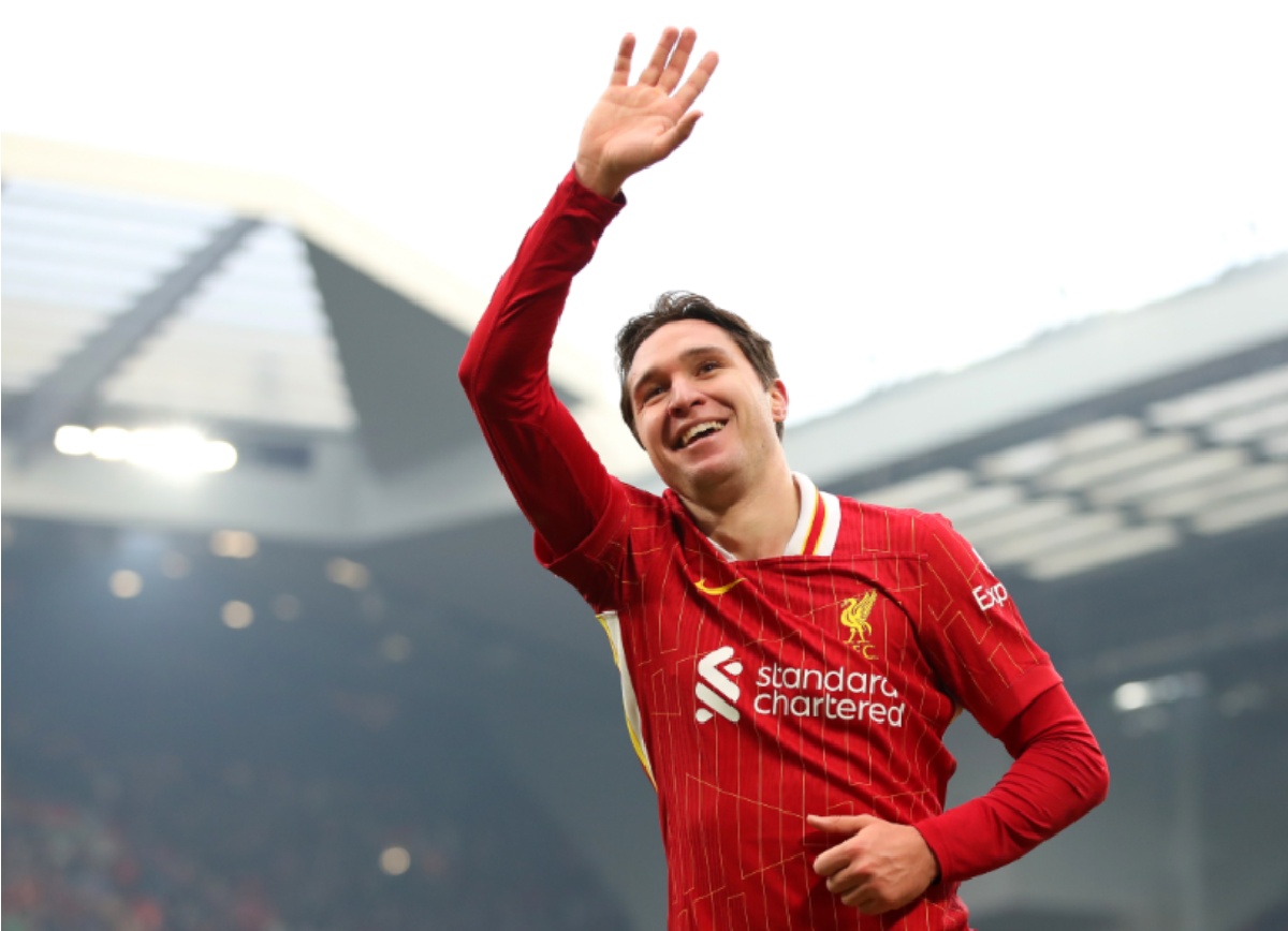 Federico Chiesa's father has insisted that the Liverpool forward is very happy at Anfield