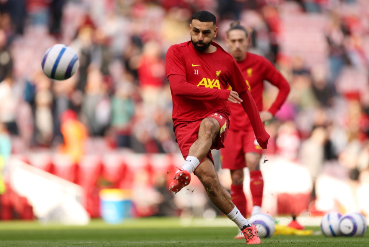Mo Salah tried to stop Liverpool from bringing on a sixth substitute against Southampton