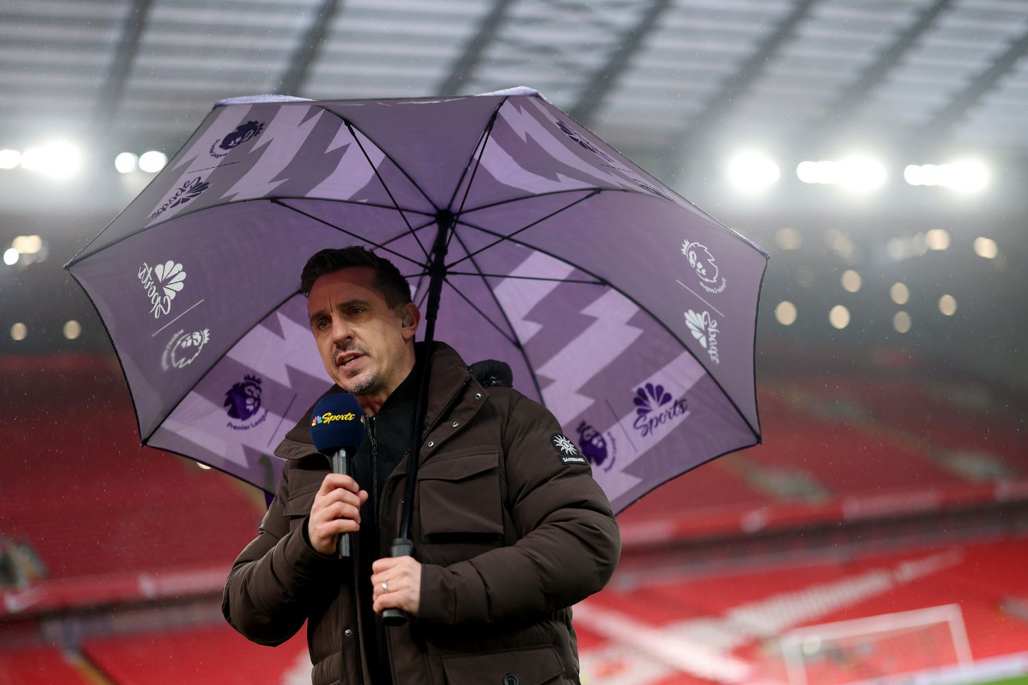 Gary Neville at Anfield