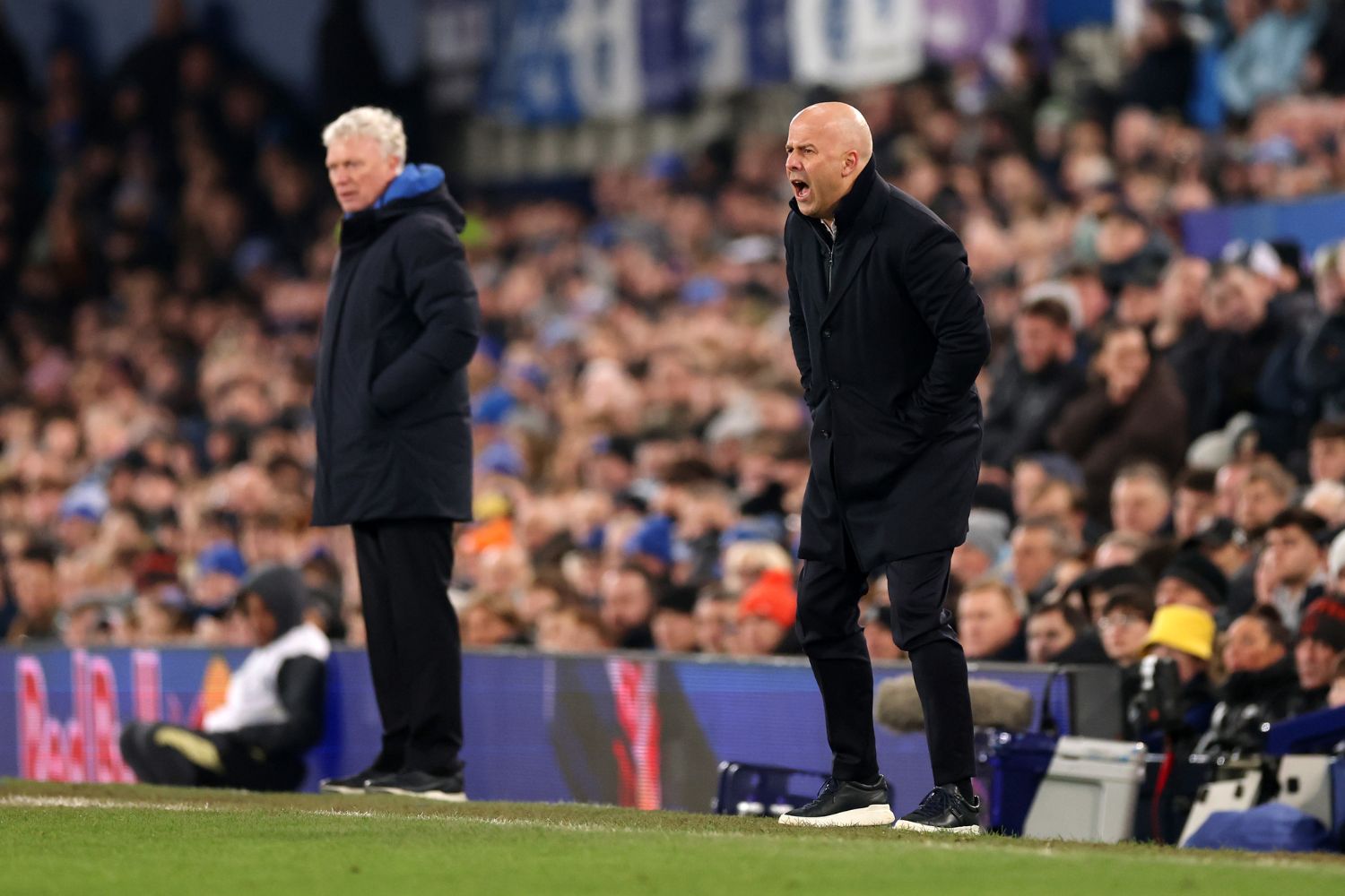 Arne Slot at Goodison Park