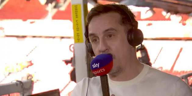 Gary Neville speaks about Liverpool's loss to Fulham