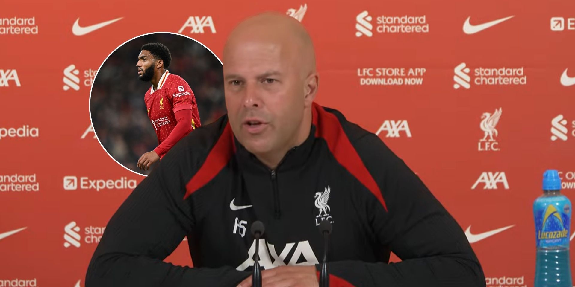 Arne Slot on Joe Gomez's fitness