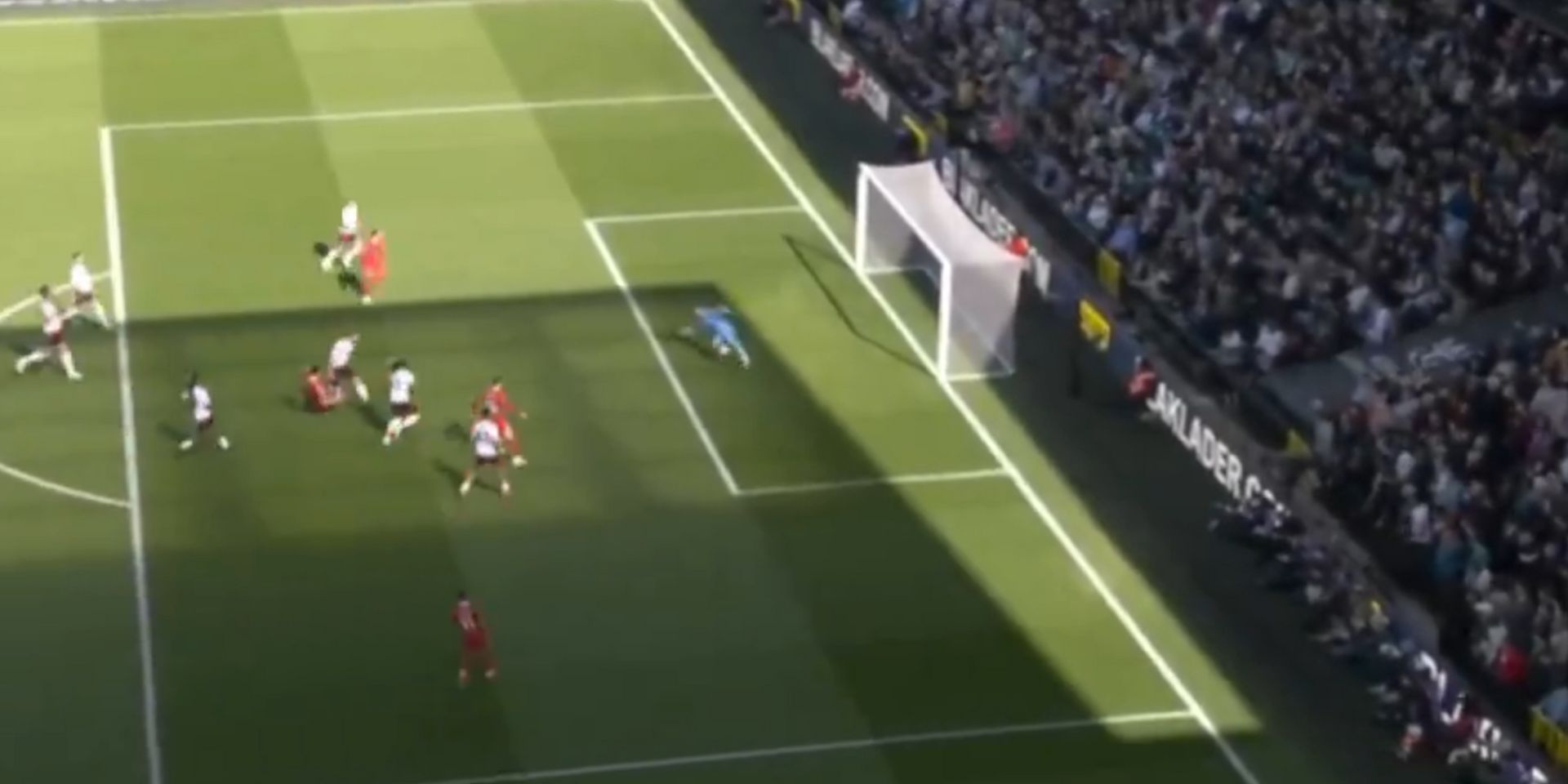 Luis Diaz scores against Fulham