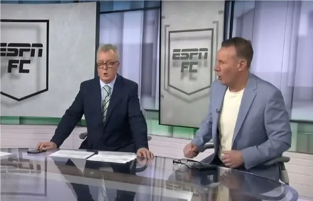 Craig Burley spotted Liverpool playrs arguing during their defeat to Fulham on Sunday