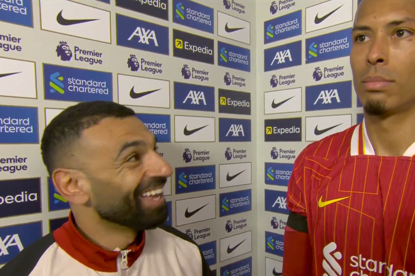 Mo Salah is hoping that Virgil van Dijk will follow him by signing a new Liverpool contract