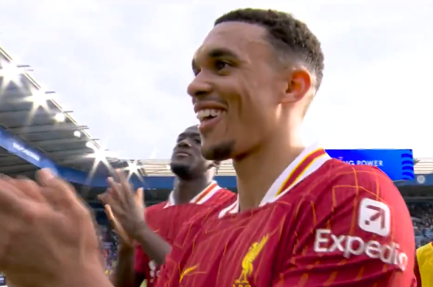 Trent Alexander-Arnold has refused to comment on his future after scoring a late winner for Liverpool at Leicester