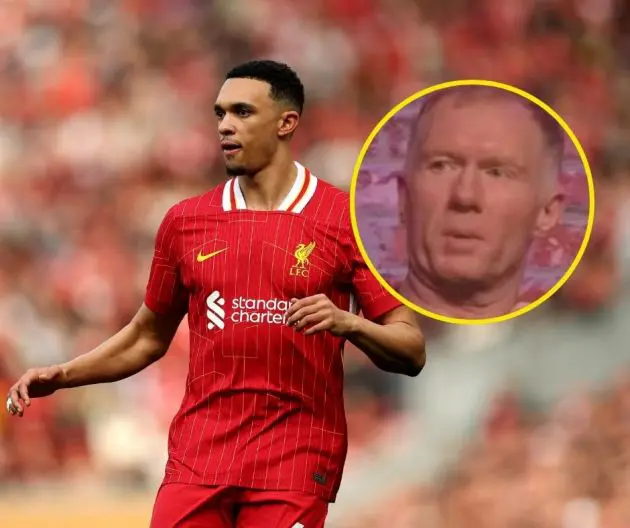 Paul Scholes believes Trent Alexander-Arnold doesn't envisage Liverpool having a sustained period of success