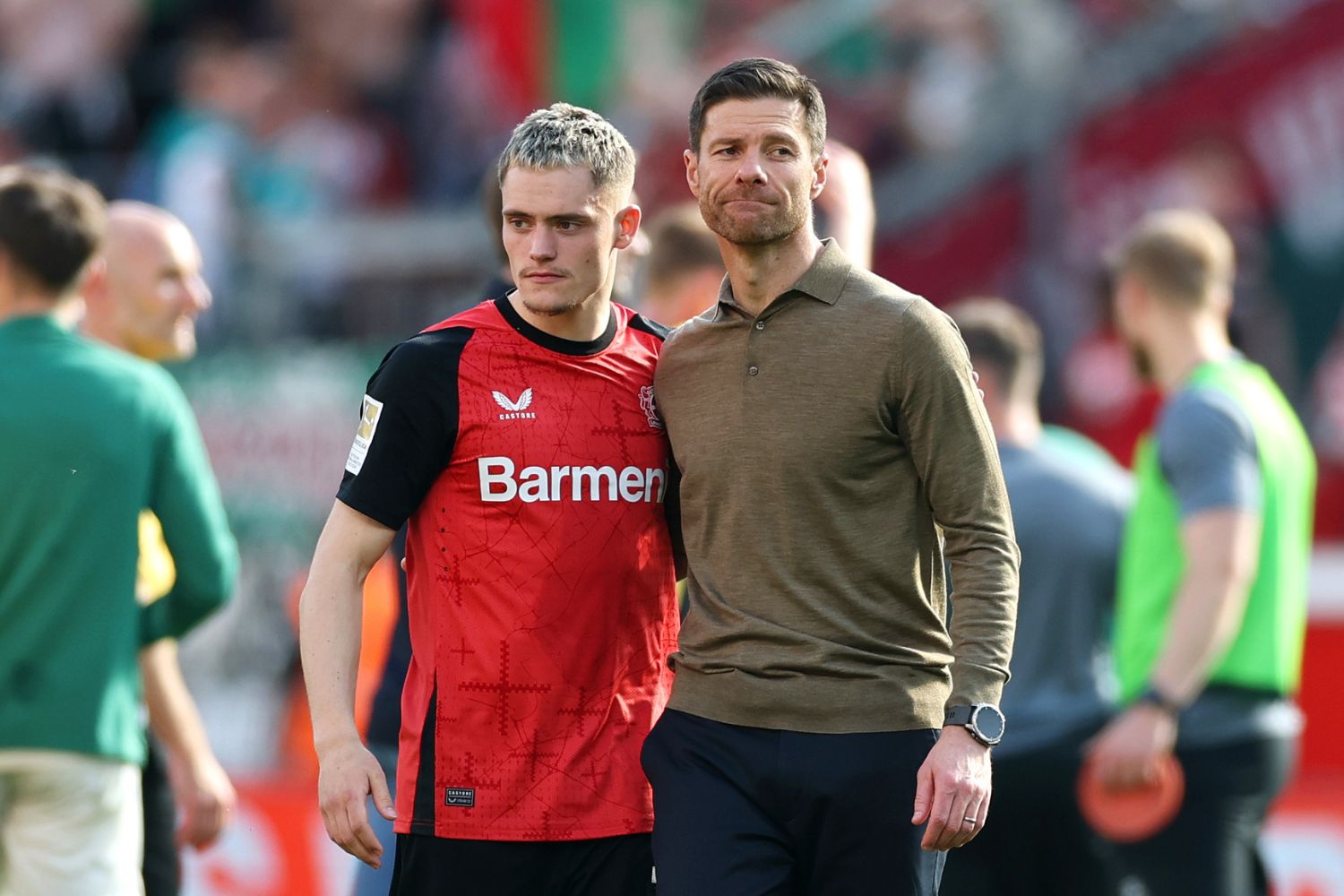 Florian Wirtz with Xabi Alonso at Bayer Leverkusen