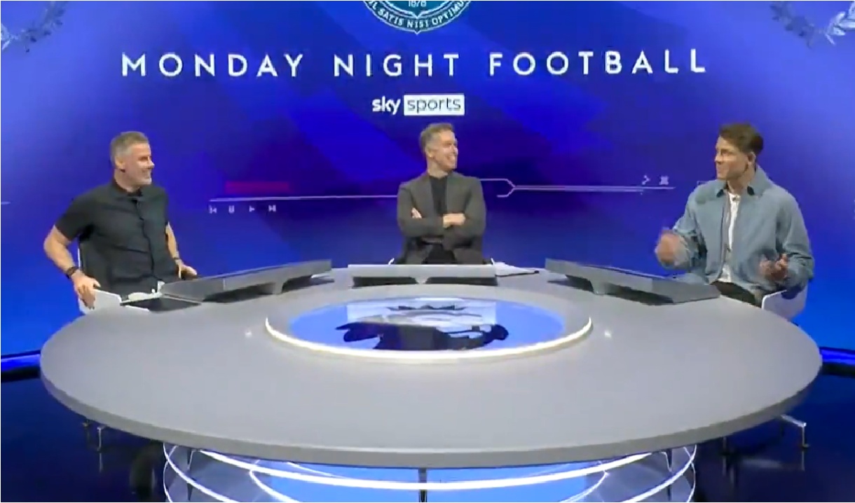Jamie Carragher trolled James Tarkowski and Everton over his Merseyside derby equaliser