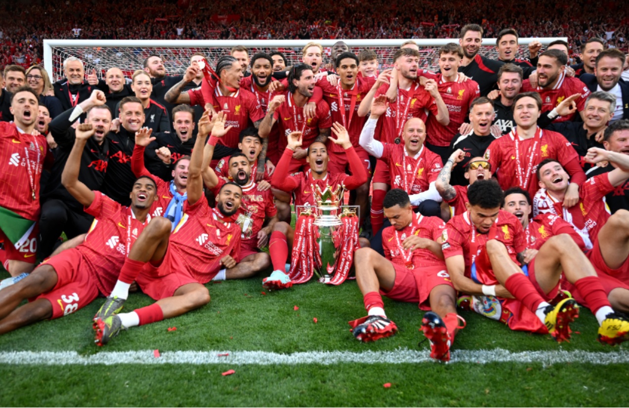 Caoimhin Kelleher spoke about his future after Liverpool were presented with the Premier League trophy