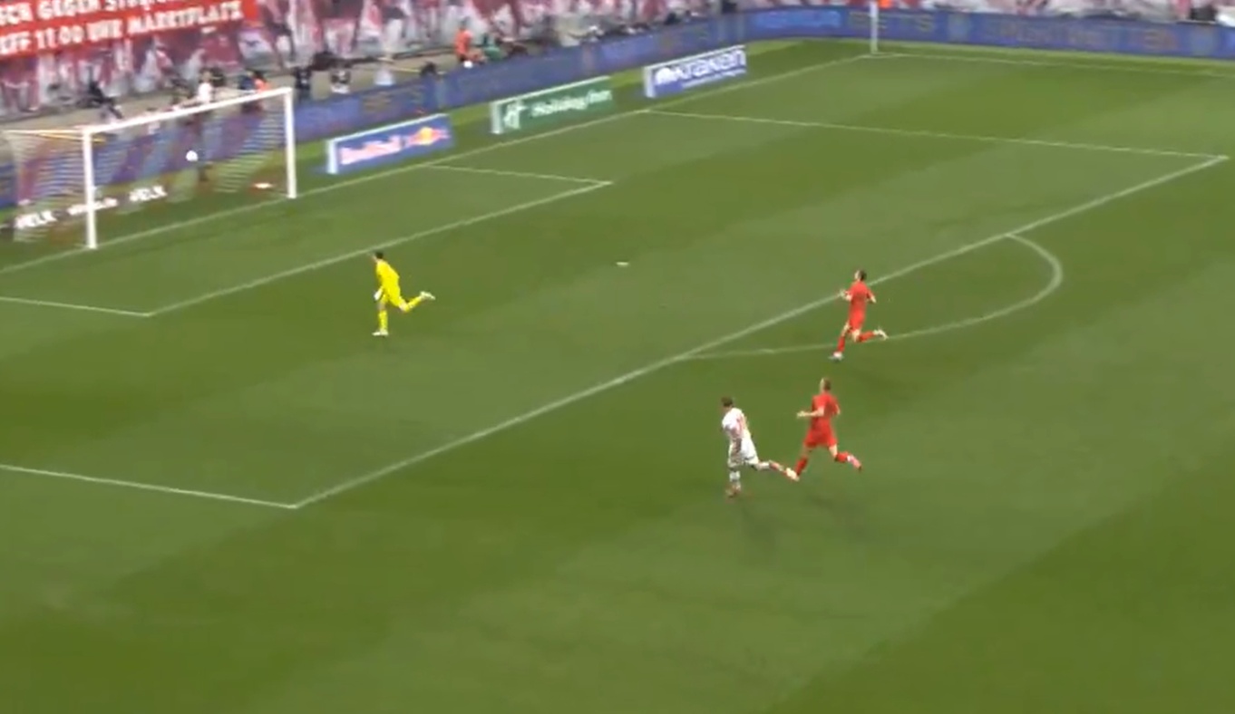 Liverpool scouts watched Benjamin Sesko score a stunning goal in RB Leipzig's draw against Bayern Munich