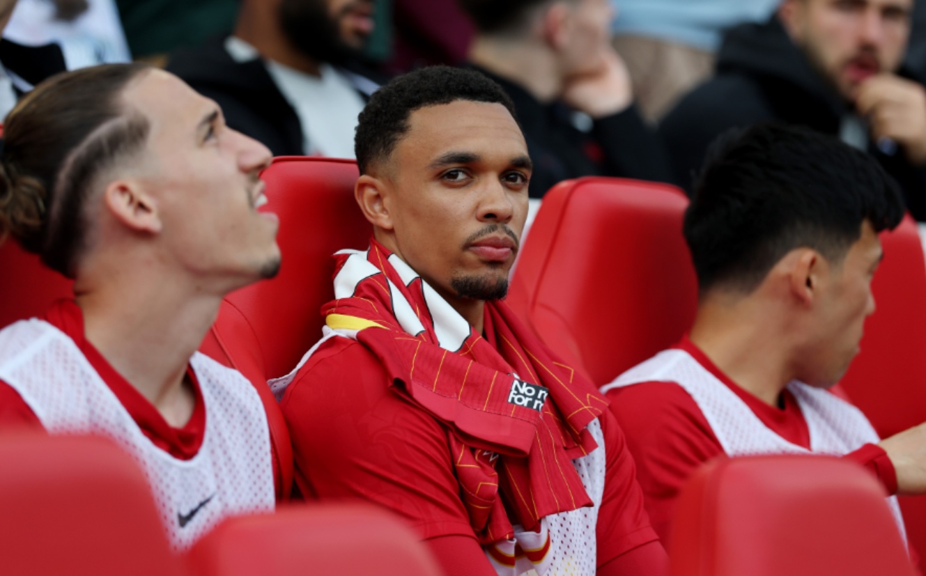 Many Liverpool fans booed Trent Alexander-Arnold at Anfield on Sunday
