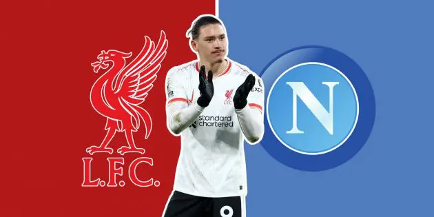 Darwin Nunez linked with a move to Napoli