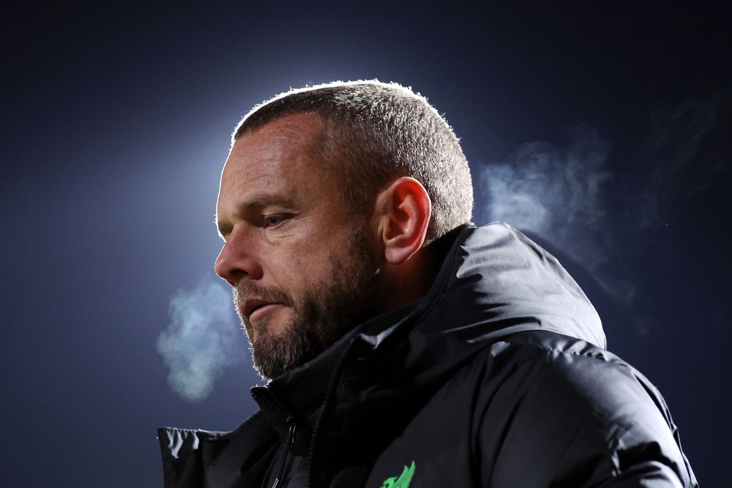 Jay Spearing coaching Liverpool U21s