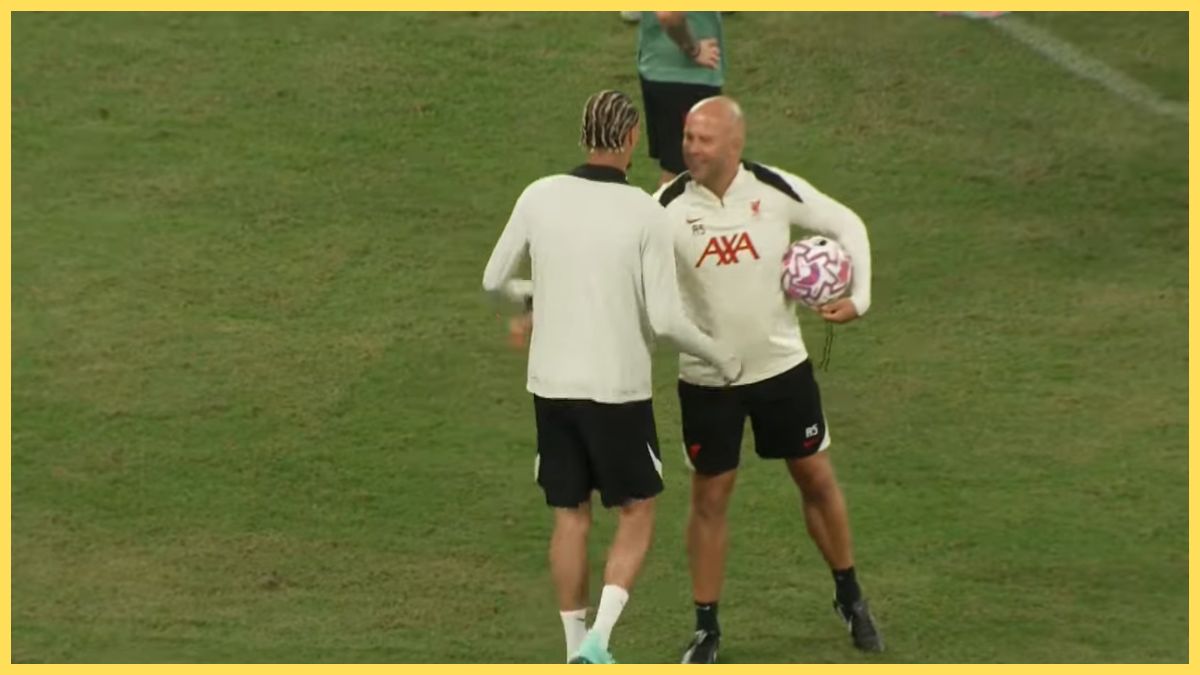 Hugo Ekitike in Hong Kong