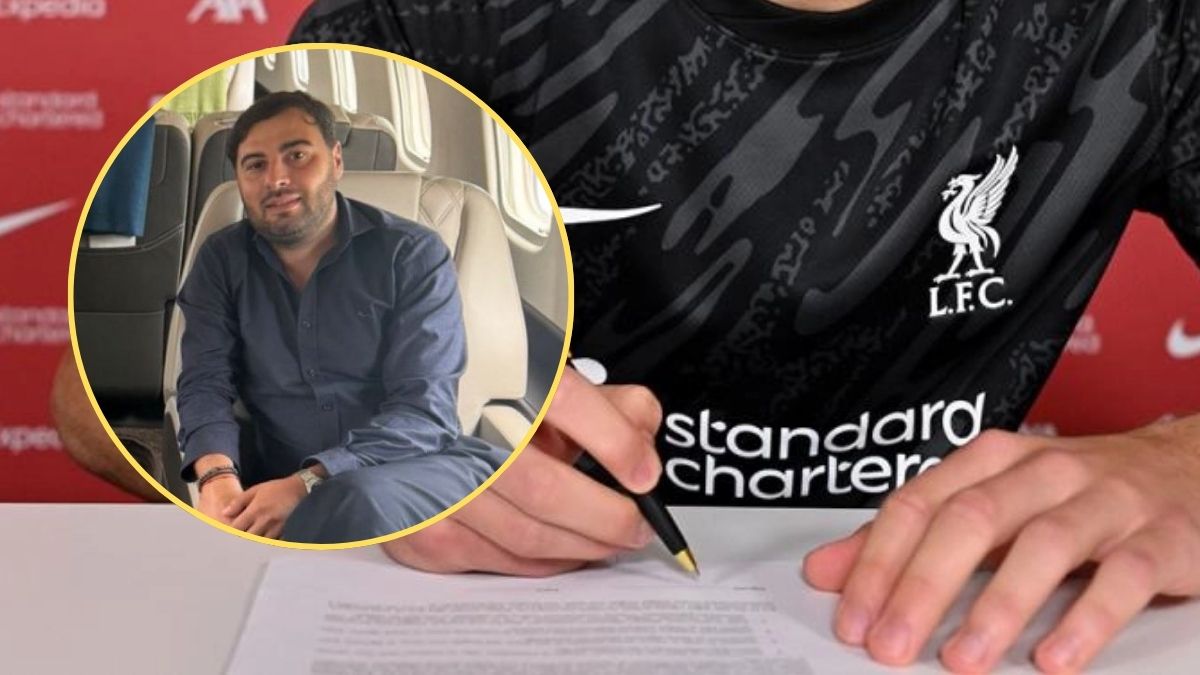 Giorgi Mamardashvili and his agent travel to Liverpool