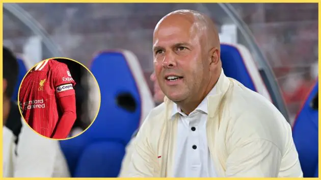 Arne Slot has yet to reveal the identity of Liverpool's new vice-captain