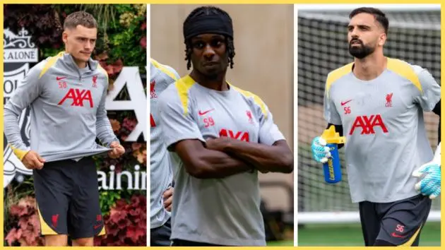 Liverpool's new signings have had their first taste of pre-season training at Kirkby