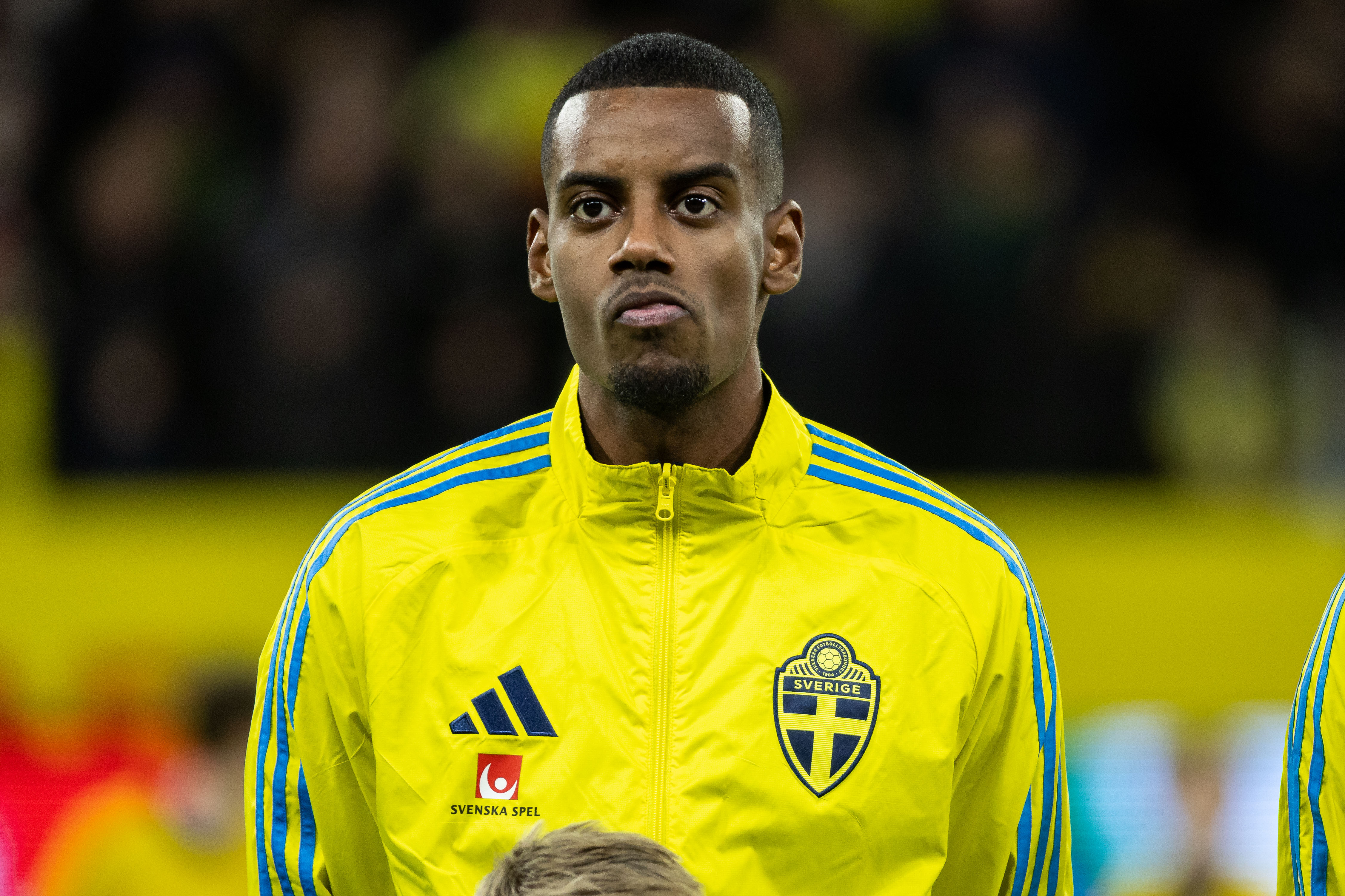 Alexander Isak against Slovakia
