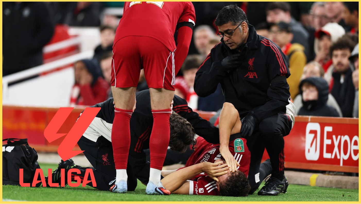 Liverpool are eyeing a move for Ronald Araujo after the devastating injury blow to Giovanni Leoni