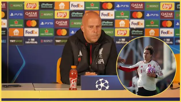 Arne Slot said that Federico Chiesa picked up a slight 'niggle' in Liverpool's loss to Crystal Palace