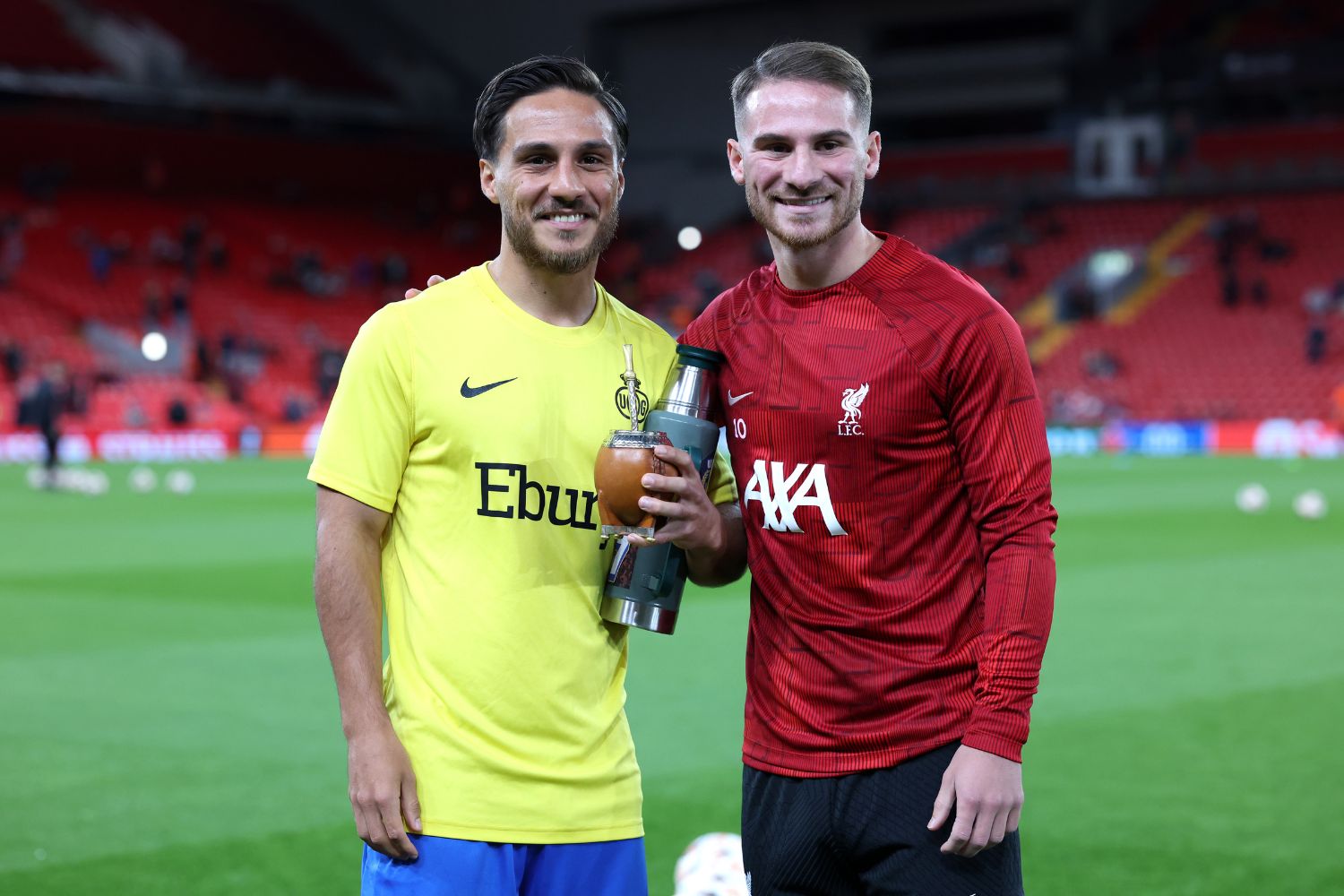 Brothers, Kevin Mac Allister of Union Saint-Gilloise and Alexis Mac Allister of Liverpool
