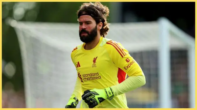 Alisson Becker at Selhurst Park