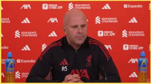 Arne Slot provides an update on Joe Gomez