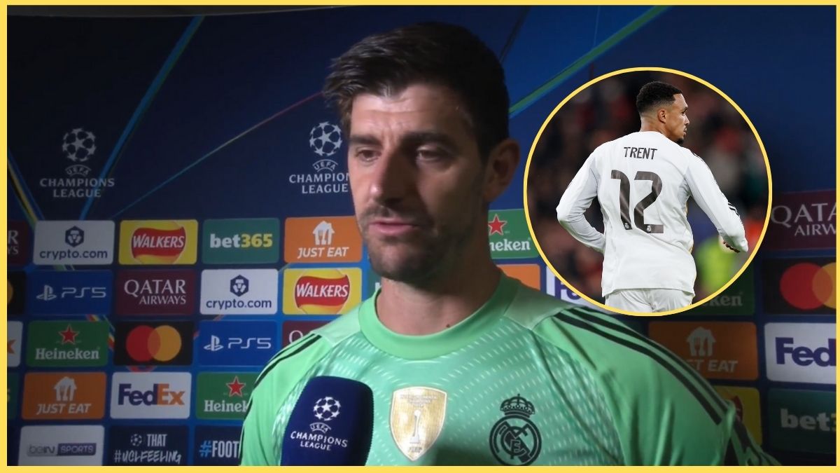 Thibaut Courtois speaks after losing to Liverpool
