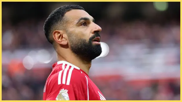 Mo Salah against Nottingham Forest at Anfield