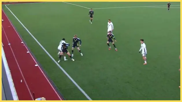 Rio Ngumoha against Scotland U19