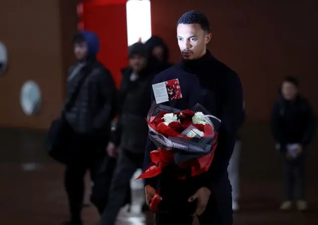 Trent Alexander-Arnold has laid a floral tribute to Diogo Jota outside Anfield